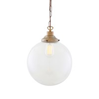 Riad 30cm Clear Glass Globe Pendant