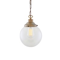 Riad 20cm Small Clear Globe Pendant