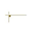 Flos Coordinates 2 LED Wall Light in Anodised Champagne