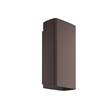 Flos Climber Down 87 Beam 14 Outdoor 2700K LED Wall Washer in Deep Brown