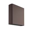 Flos Climber Down 175 Beam 16 Outdoor 4000K LED Wall Washer in Deep Brown