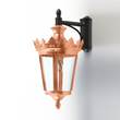 Roger Pradier Louvre Model 6 Clear Glass Wall Light in Lacquered Copper