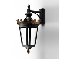 Louvre Model 6 Clear Glass LED Wall Light