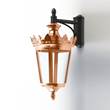 Roger Pradier Louvre Model 6 Clear Glass LED Wall Light in Lacquered Copper