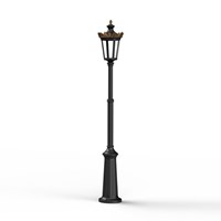 Louvre Model 9 Telescopic Pole LED Lamppost