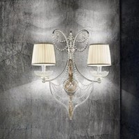 Perlage Double Wall Light Glossy Silver