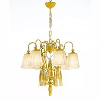 Can Can 6-Light Chandelier Yellow