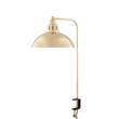 Mullan Lighting Paris Table Lamp Desk Clamp in Natural Brass