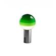 Marset Dipping Light Portable LED Table Lamp with Graphite Base in Green