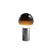 Marset Dipping Light Portable LED Table Lamp with Graphite Base in Black