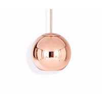 Copper  25cm Round LED Pendant