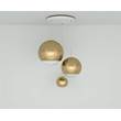Tom Dixon Mirror Ball Range Round LED Pendant in Gold
