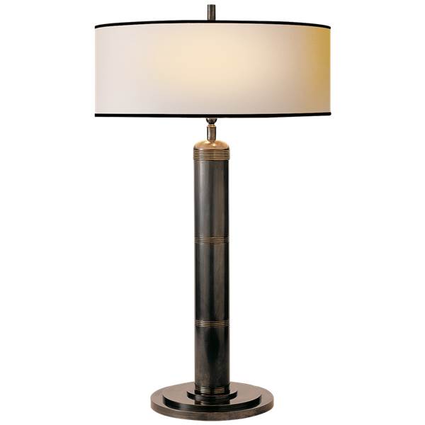 Visual Comfort Longacre Tall Table Lamp with Natural Paper Shade