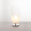 Artemide Gople LED Table Lamp in Silver/White