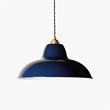 Anglepoise Original 1227 Midi Wide Brass Pendant in Ink Blue