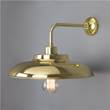 Mullan Lighting Telal 32cm Industrial Wall Light in Polished Brass