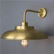 Mullan Lighting Telal 32cm Industrial Wall Light in Satin Brass