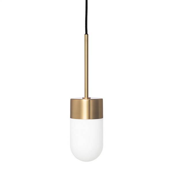 Rubn Vox LED Pendant with Dome Shaped Pressed Glass