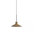 Bover Plate S/20 LED Pendant Dimmable Triac in Antique Brass Shade