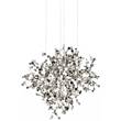 Terzani Argent 4 Round Multi Light LED Pendant in Stainless Steel