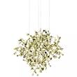 Terzani Argent 4 Round Multi Light LED Pendant in Gold Plated