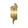Terzani Stream LED Wall Light in Gold Plated
