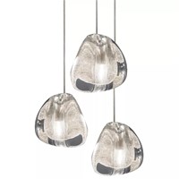 Mizu 3-Light LED Pendant Crystal