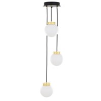 Agusta 3-Light Opal Glass Pendant