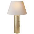 Visual Comfort Alexa Hampton Yul Table Lamp with Natural Paper Shade in Natural Brass