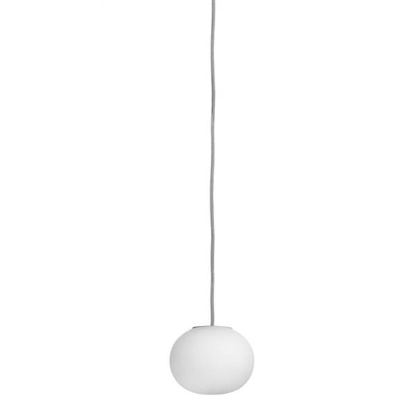 Flos Glo-Ball Mini White LED Pendant with Hand Blown Glass
