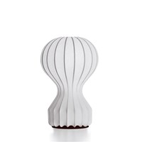 Gatto Piccolo Cocoon Resin Table Lamp White Powder Coated