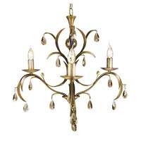 Lily  3-Light Chandelier Bronze Patina