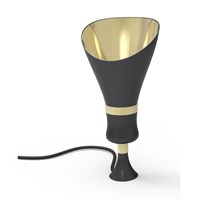 Tramp Adjustable Table Lamp with Custom Finishes