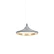 Tom Dixon Beat Wide LED Pendant in Grey/Silver
