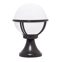 Boreal Model 6 Opal Glass Bollard Cast Aluminium