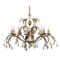 Lily 8-Light Chandelier Bronze Patina