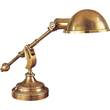 Visual Comfort Pimlico Boom Arm Desk Lamp in Antique Brass