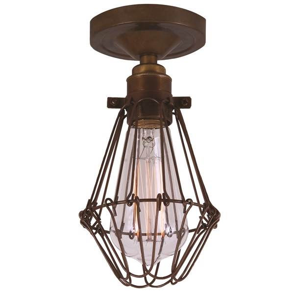 Mullan Lighting Apoch Flush Cage Ceiling Fitting with Eye-Catching Design