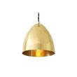 Mullan Lighting Skyler Cone Pendant in Polished Brass