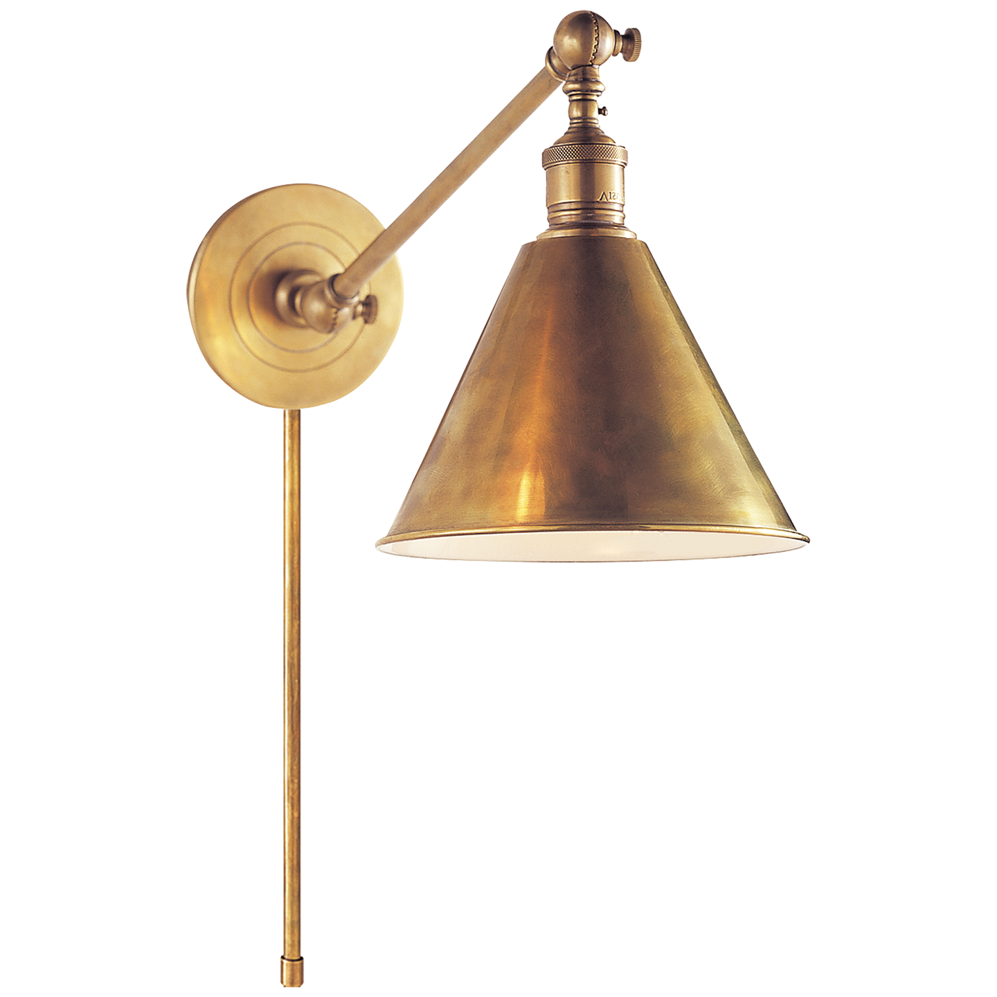 Visual Comfort Boston Adjustable Wall Light Hand Rubbed Antique