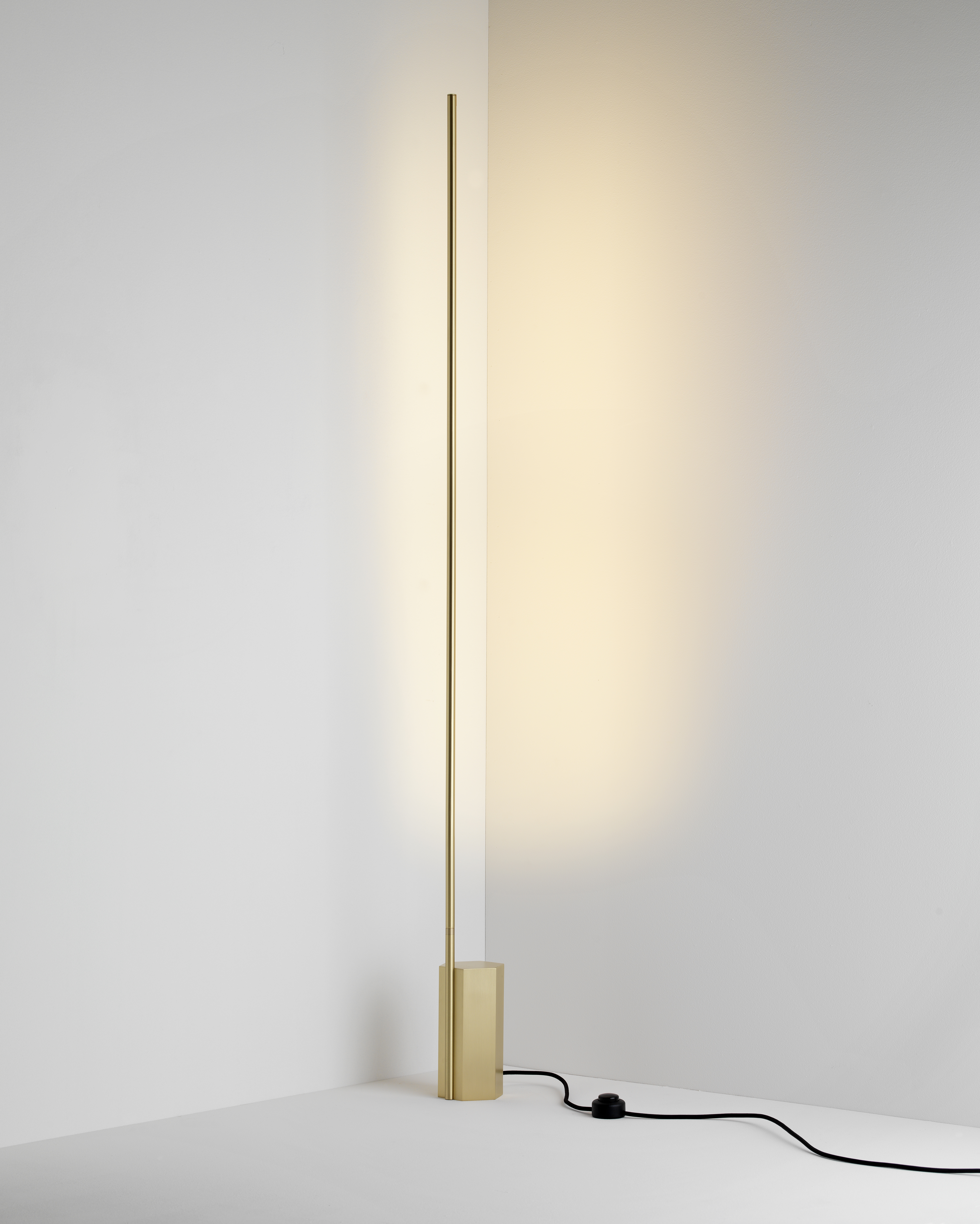 CVL Luminaires Link LED Floor Lamp with Simple Minimalist Line