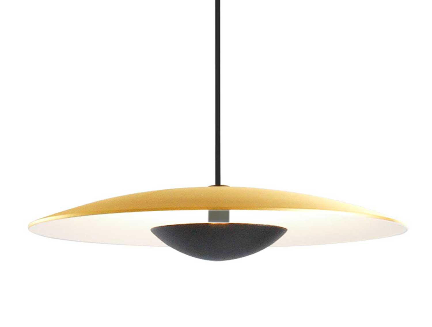 Marset Ginger 32 LED Pendant Dimmable Brushed Brass White