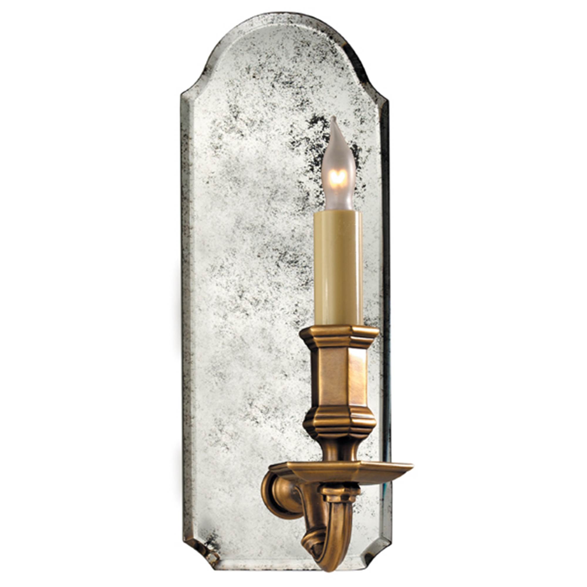 Visual Comfort E. F. Chapman Kensington Small Single Wall Light - Antique  Mirror