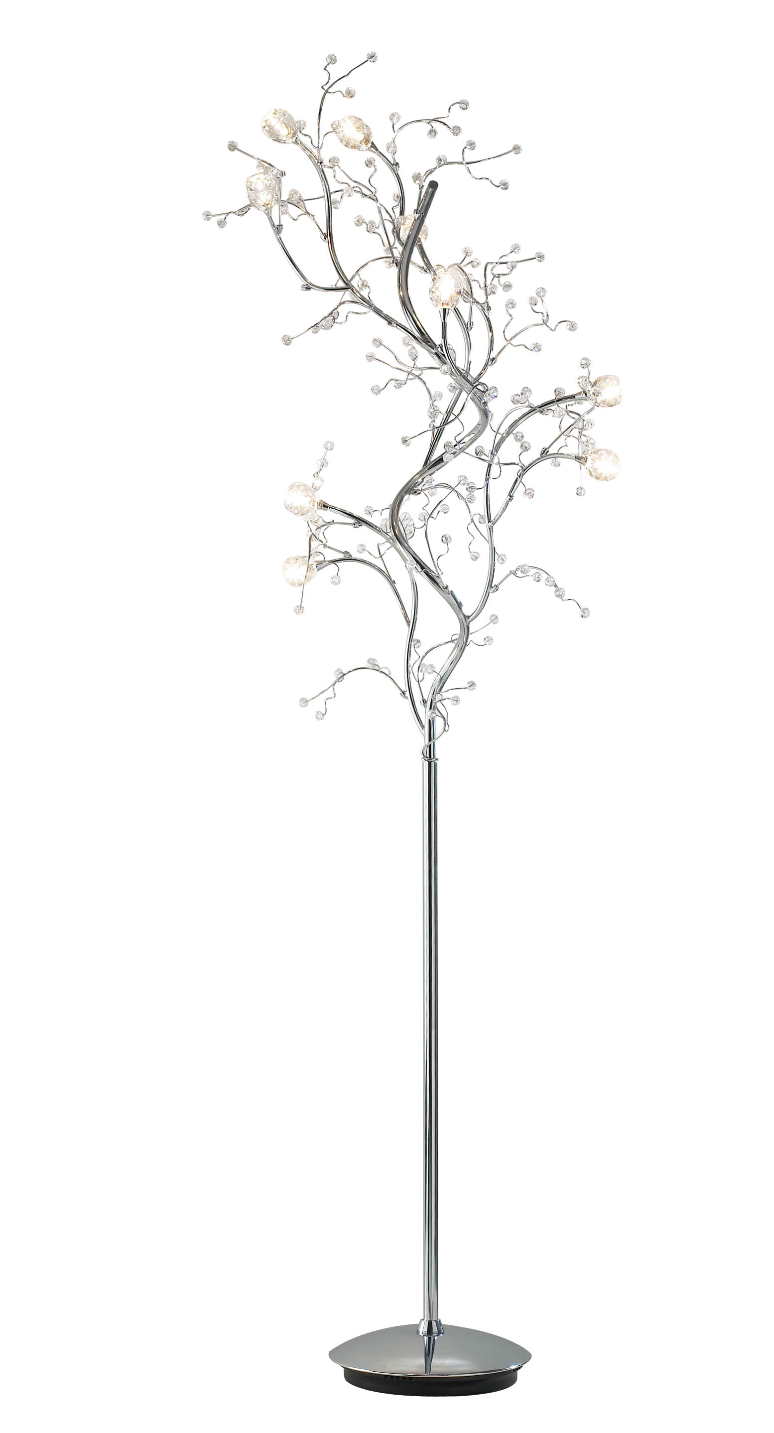 Crystal tree on sale floor lamp