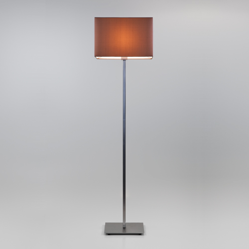 Astro Park Lane Modern Floor Lamp with Square Base Matt Nickel