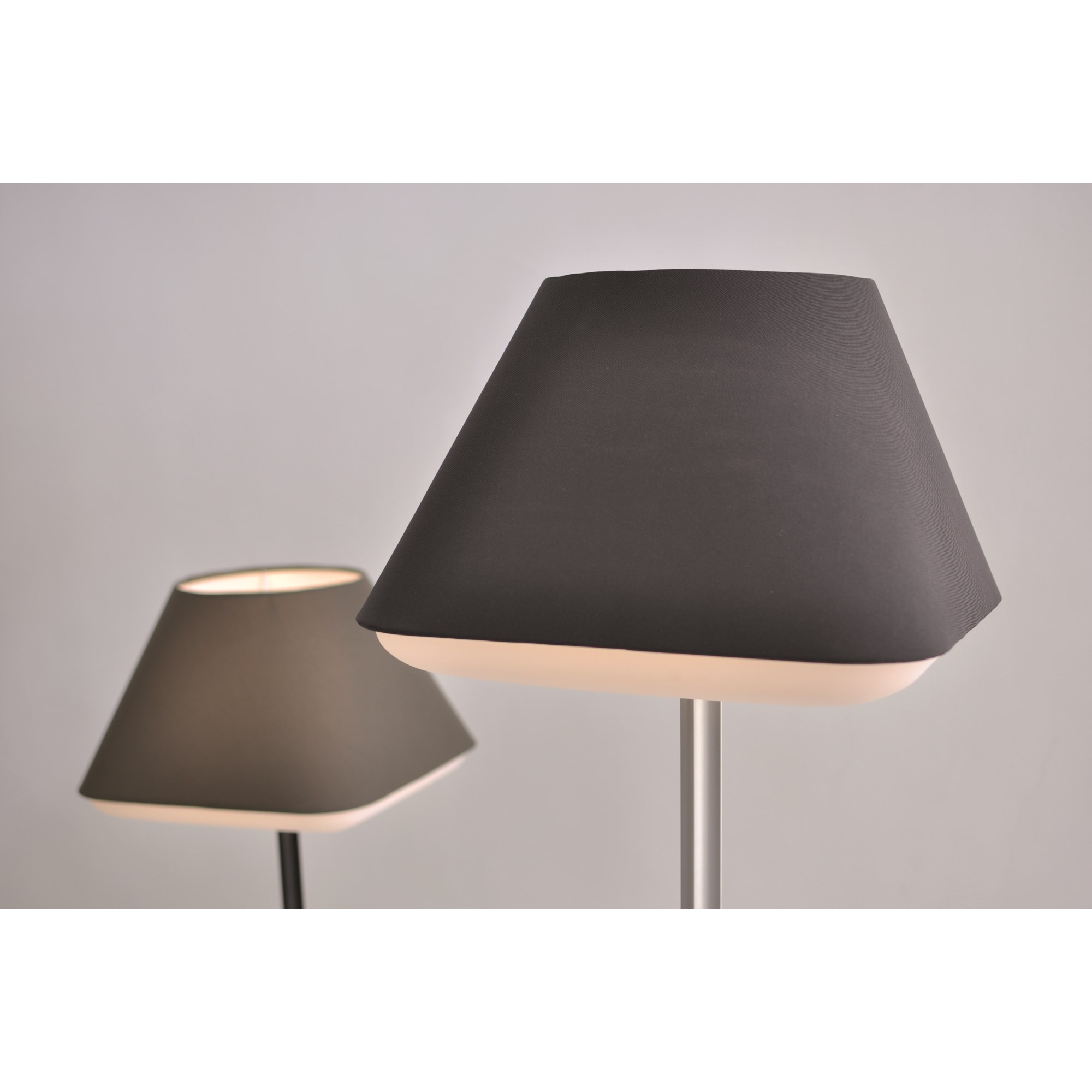 Innermost Rd2sq With Table Lamp Dark Grey Shade